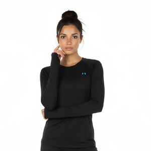 Under Armour Women's Base 1.0 Black Long Sleeve Top